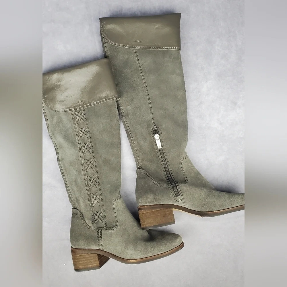 Women’s Vince Camuto Kressell Over the Knee Riding Boot - 4.5‎ Grey
